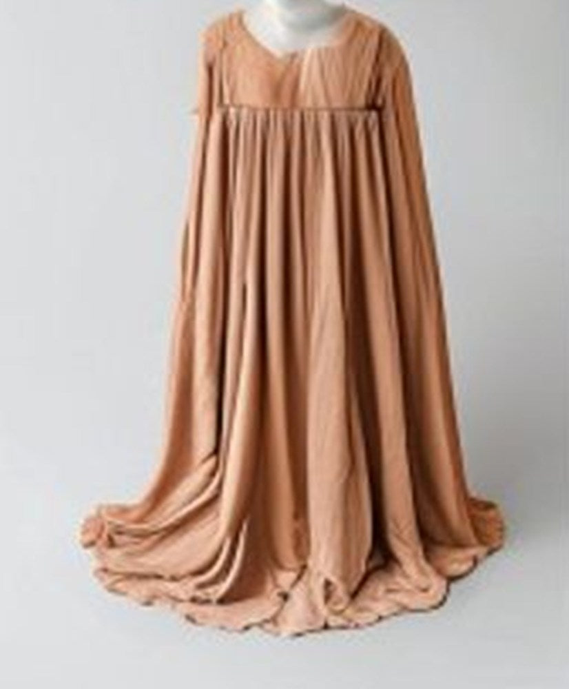 Terracotta Boho Maxi Dress - alternate angle